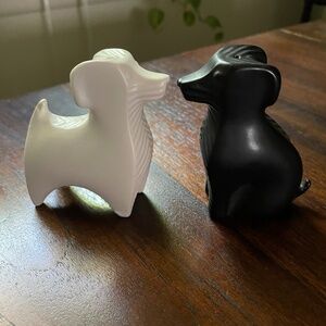 Jonathan Adler:  Set Of Dog Salt & Pepper Shakers